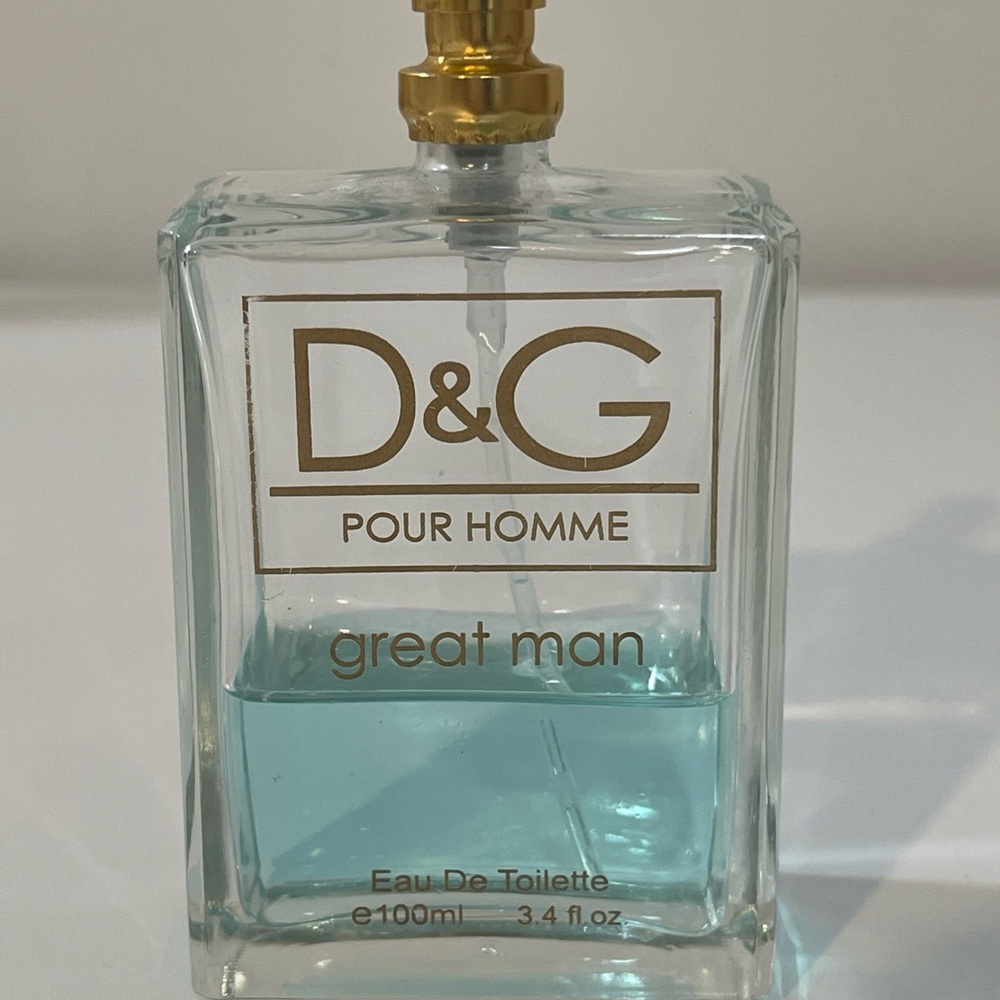 D & G Pour Homme Great Man Eau De Toilette 3.4 Oz 35% Full Rare